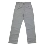 Il Gufo Pantalone Fantasia A Righe Con Girovita Regolabile Bianco/Blu Per Bambino