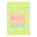 Billieblush Felpa Smanicata Tinta Unita con Cappuccio per Bambina U20846 GIALLO FLUO BillIEBLUSH 