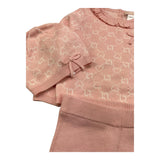 LIU JO completo 2 pezzi maglia-pantalone tinta unita Rosa per Neonata HF4009X ROSA LIU JO 