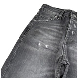 Madd Jeans tinta unita con Strappi Nero per Bambino MAB2004 NERO MADD 