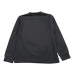 NEVER TOO shirt girocollo tinta unita con stampa Nero per Bambino NT2164B NERO NEVER TOO 