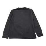 NEVER TOO shirt girocollo tinta unita con stampa Nero per Bambino NT2164B NERO NEVER TOO 