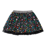 STELLA McCARTNEY gonna tinta unita in tulle con stampa Nero per Bambina TV7B21 NERO STELLA McCARTNEY 