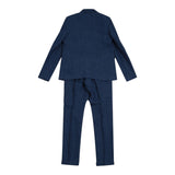 Fay Completo Tinta Unita 2 Pezzi Pantalone-Giacca Fantasia A Righe per Bambino FW3P30 BLU FAY 