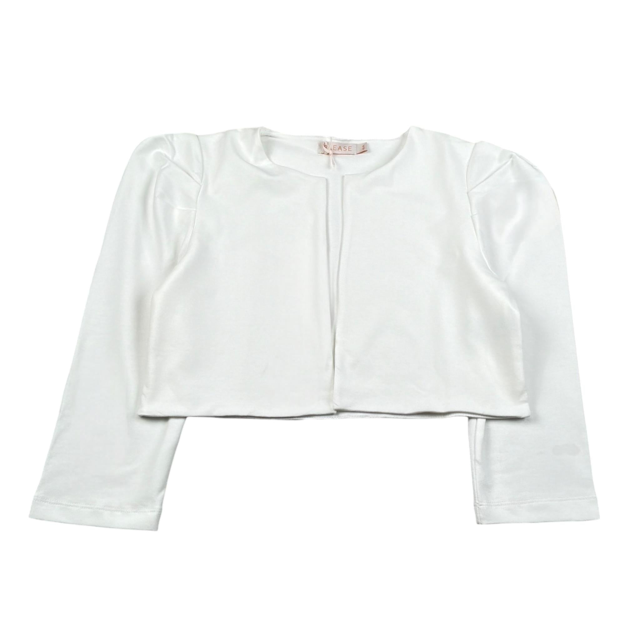 Please Coprispalle Tinta Unita per Bambina LG02042G73 BIANCO PLEASE 