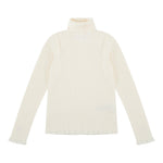 MAISON MARGIELA maglia tinta unita collo alto Panna per Bambina M60717 PANNA MAISON MARGIELA 