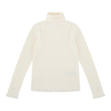 MAISON MARGIELA maglia tinta unita collo alto Panna per Bambina M60717 PANNA MAISON MARGIELA 