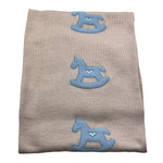 BABY LORD coperta tinta unita con ricami Sabbia per Neonato 120 SABBIA BABY LORD 