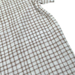 Petit Indi Camicia Tinta Unita con Fantasia A Quadri per Neonato SS25BK7427XN BIANCO PETIT INDI 