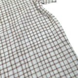 Petit Indi Camicia Tinta Unita con Fantasia A Quadri per Neonato SS25BK7427XN BIANCO PETIT INDI 