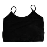 Lu Lu By Miss Grant Top Tinta Unita A Bretelle per Bambina LL3473 NERO LU LU BY MISS GRANT 