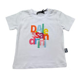 Daniele Alessandrini T-Shirt Tinta Unita con Stampa per Neonato 1296M00226 BIANCO DANIELE ALESSANDRINI 