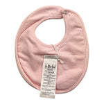 LE BEBE' bavetta tinta unita con stampa Rosa per Neonata LBG4888 ROSA LE BEBE' 