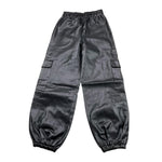 NAICE pantalone tinta unita con elastico in vita Nero per Bambina 27299 NERO NAICE 