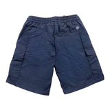 Nupkeet Bermuda Tinta Unita Con Elastico In Vita Blu Per Bambino