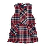 ABEL & LULA abito giromanica stampa fantasia Rosso per Bambina 5542X ROSSO ABEL & LULA 