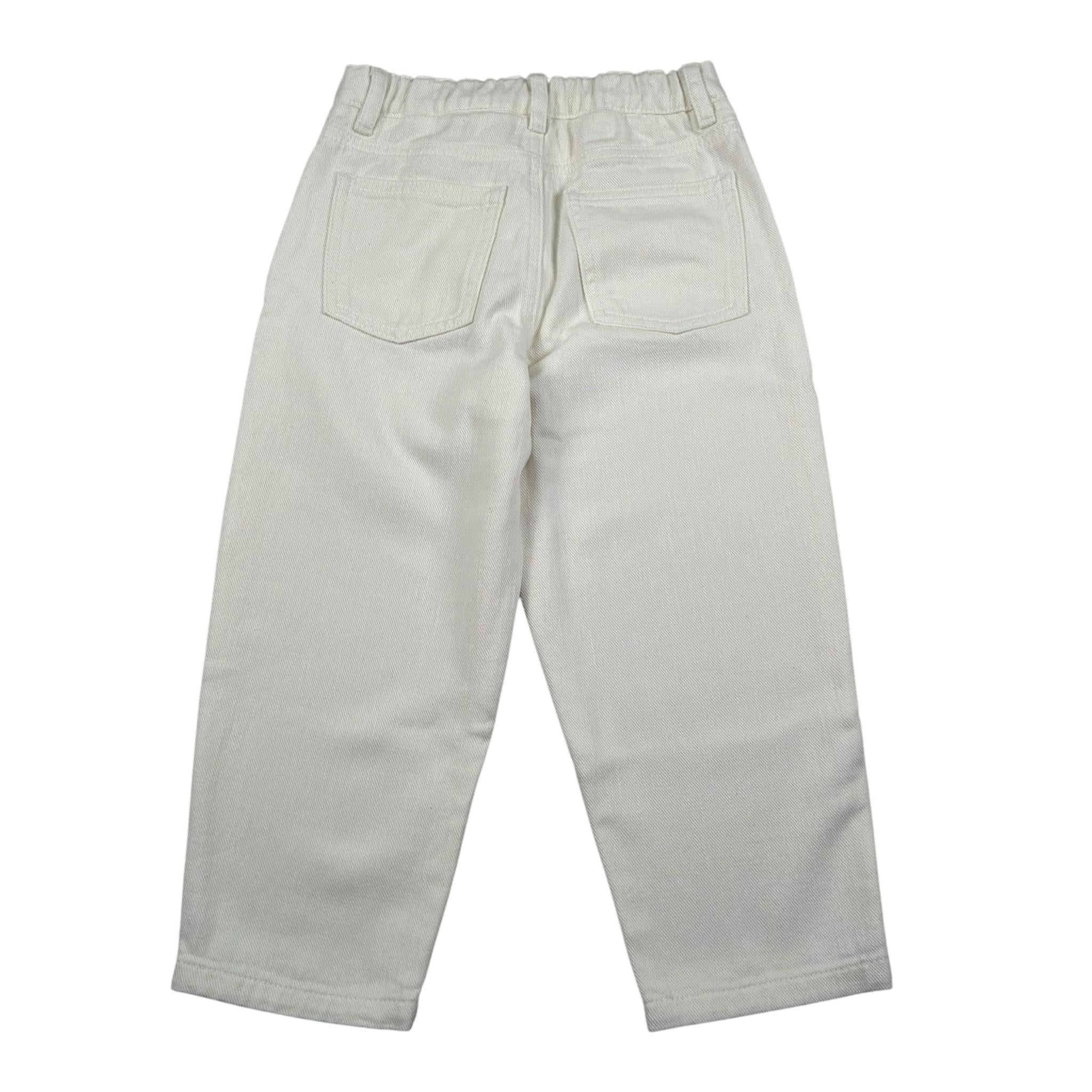 Il Gufo Jeans Tinta Unita con Girovita Regolabile per Bambino P25PL429J0044X PANNA IL GUFO 