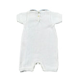 Scaldacuore Pagliaccetto Tinta Unita In Maglia per Neonata PS02PE24 BIANCO SCALDACUORE 