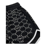 Met Short Tinta Unita con Brillantini per Bambina ME244 NERO MET 