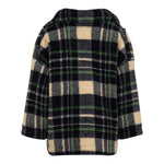 DOU DOU cappotto stampa fantaisa quadri Blu per Bambino DV2P70 BLU DOU DOU 