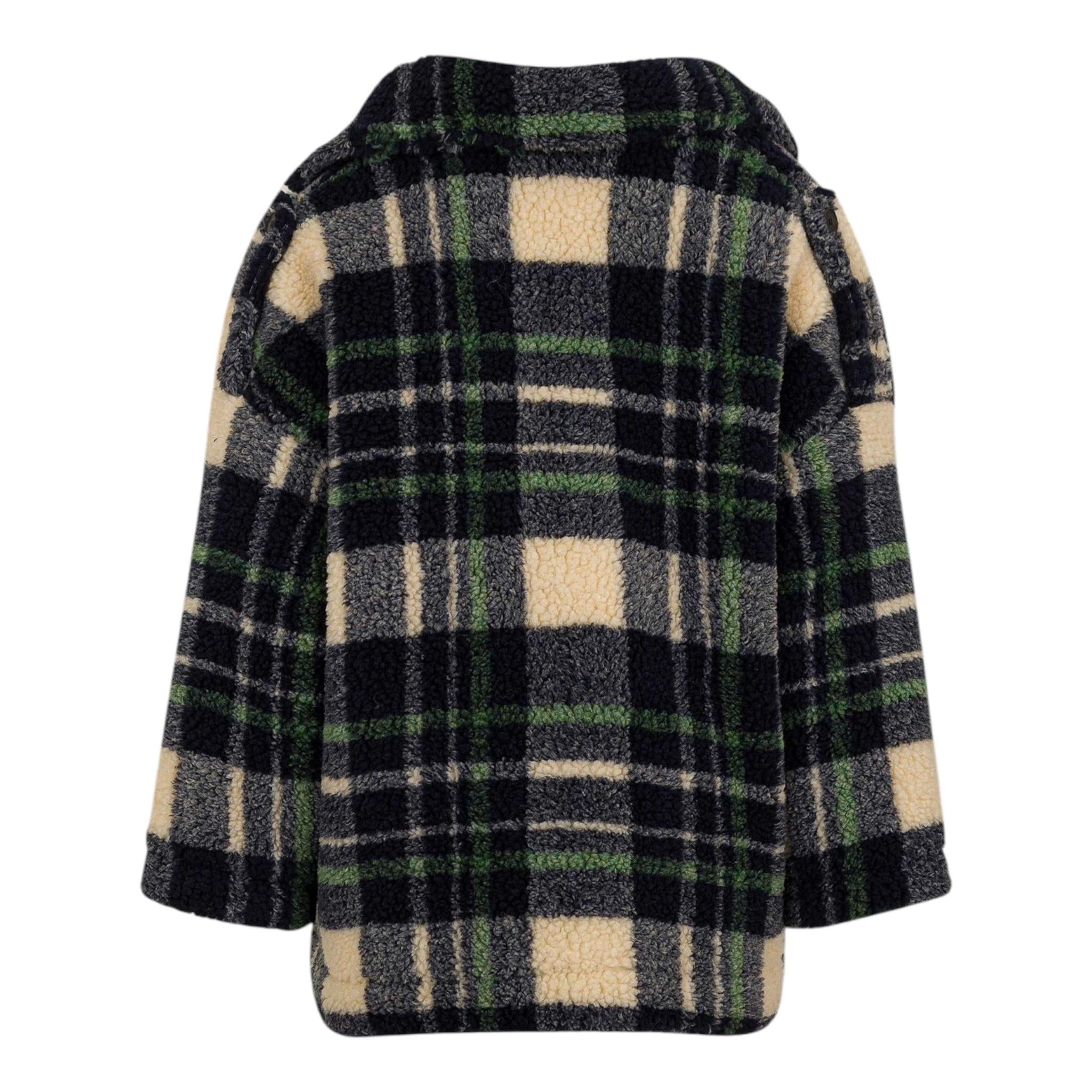 DOU DOU cappotto stampa fantaisa quadri Blu per Bambino DV2P70 BLU DOU DOU 