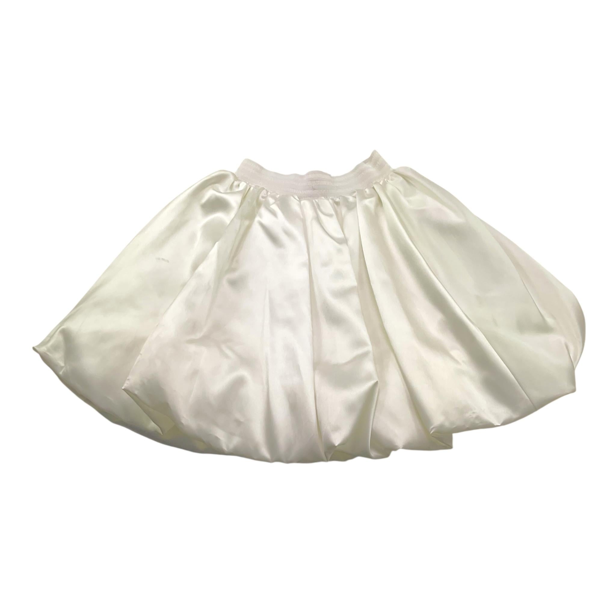 Nikolia Gonna Tinta Unita per Bambina MAGNETIC BIANCO NIKOLIA 