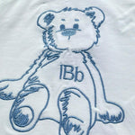Le Bebe' T-Shirt Girocollo Tinta Unita con Stampa per Neonato LBB5420 BIANCO LE BEBE' 