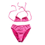 F**K Costume 2 Pezzi Slip-Triangolo Tinta Unita per Bambina FJ241000PK ROSA FLUO F**K 