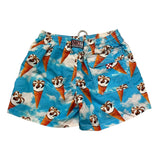 Saint Barth Costume Tinta Unita con Cornetti Algida per Bambino JEA000102291 AZZURRO SAINT BARTH 