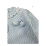 JULIANA completo 3pz maglia-cappello-coulotte Azzurro per Neonata 24574 AZZURRO JULIANA 