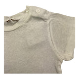 Le Bebe' T-Shirt Girocollo Tinta Unita Panna per Neonato