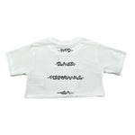 Blauer T-Shirt Girocollo Tinta Unita con Stampa per Neonata 25SBLGH02550XN BIANCO BLAUER 