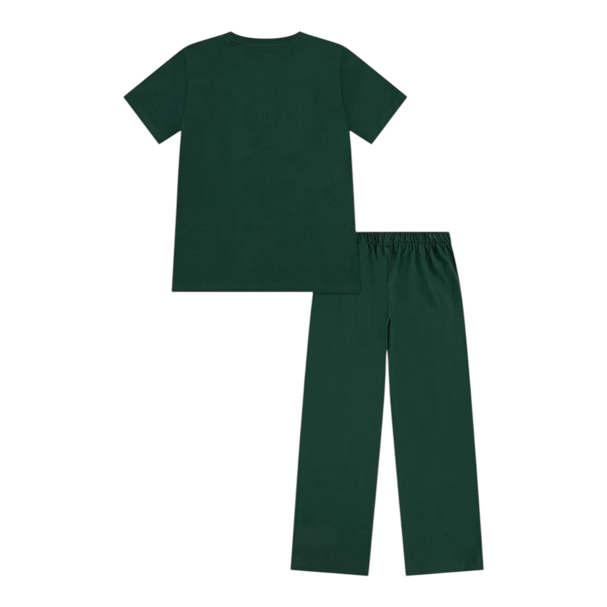 Ralph Lauren Completo 2 Pezzi T-Shirt-Pantalone per Bambino 9P0278 VERDE RALPH LAUREN 