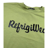 Refrigiwear T-Shirt Girocollo Tinta Unita Modello Crop per Bambina RWG640 VERDE REFRIGIWEAR 