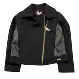 LIU JO giacca tinta unita con zip Nero per Bambina KF4008 NERO LIU JO 