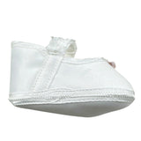 Les Petit Enfantes Ballerina Tinta Unita con Applicazioni per Neonata MIS15 BIANCO LES PETIT ENFANTES 