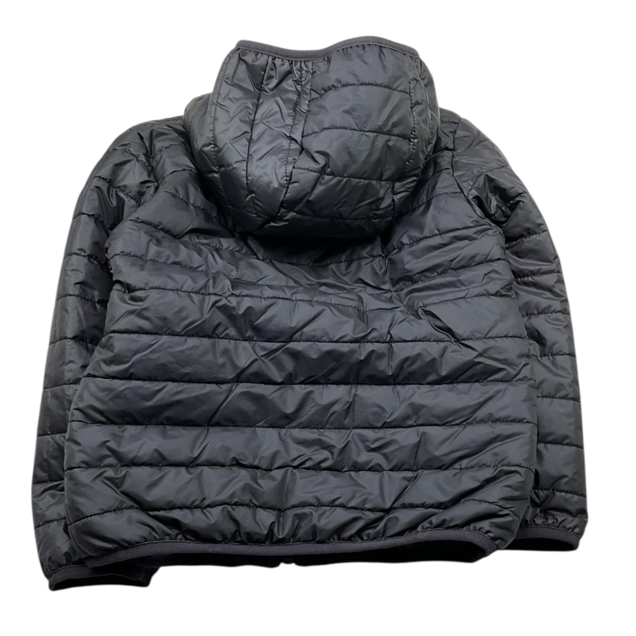 Emc Giubbino Tinta Unita con Cappuccio E Zip per Bambina AV1156 NERO EMC 