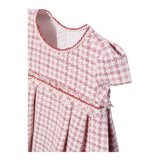 ABEL & LULA abito mezza manica bicolore con fantasia astratta Bianco/rosa per Bambina 5503 BIANCO/ROSA ABEL & LULA 