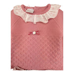 PAZ RODRIGUEZ completo pantalone-cappello-maglia tinta unita Rosa per Neonata 003111963 ROSA PAZ RODRIGUEZ 