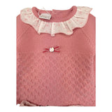 PAZ RODRIGUEZ completo pantalone-cappello-maglia tinta unita Rosa per Neonata 003111963 ROSA PAZ RODRIGUEZ 