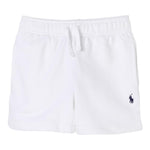 Ralph Lauren Bermuda Tuta Tinta Unita con Logo per Bambino 322964135001 BIANCO RALPH LAUREN 