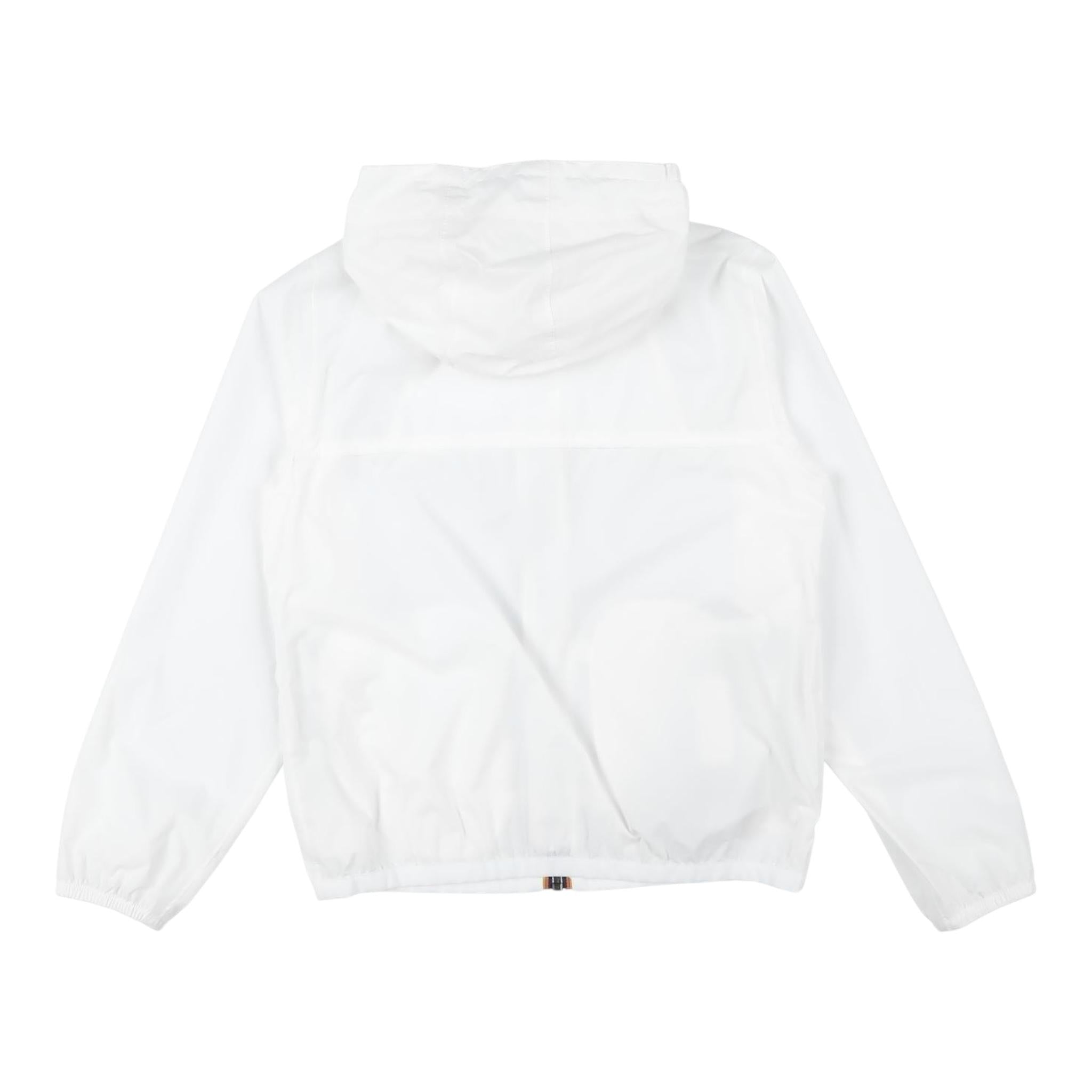 K-Way Giubbino Tinta Unita con Zip E Cappuccio per Neonata K2137XWX BIANCO K-WAY 