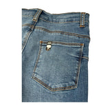 Liu Jo Jeans Tinta Unita con Girovita Regolabile per Neonata KA5067NX BLU LIU JO 