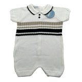 Juliana Pagliaccetto Mezza Manica Tinta Unita per Neonato 25161 PANNA JULIANA 