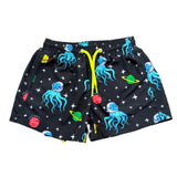 Saint Barth Costume Tinta Unita con Stampa per Bambino OCTOSPACE NERO SAINT BARTH 