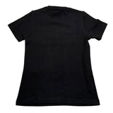 Elisabetta Franchi T-Shirt Girocollo Tinta Unita con Stampa per Bambina EFTS188 NERO ELISABETTA FRANCHI 