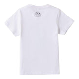 I Do T-Shirt Girocollo Tinta Unita con Stampa per Bambino 4B463 BIANCO I DO 