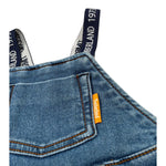 Timberland Salopette tinta unita In Denim Azzurro per Neonato T04A52 AZZURRO TIMBERLAND 
