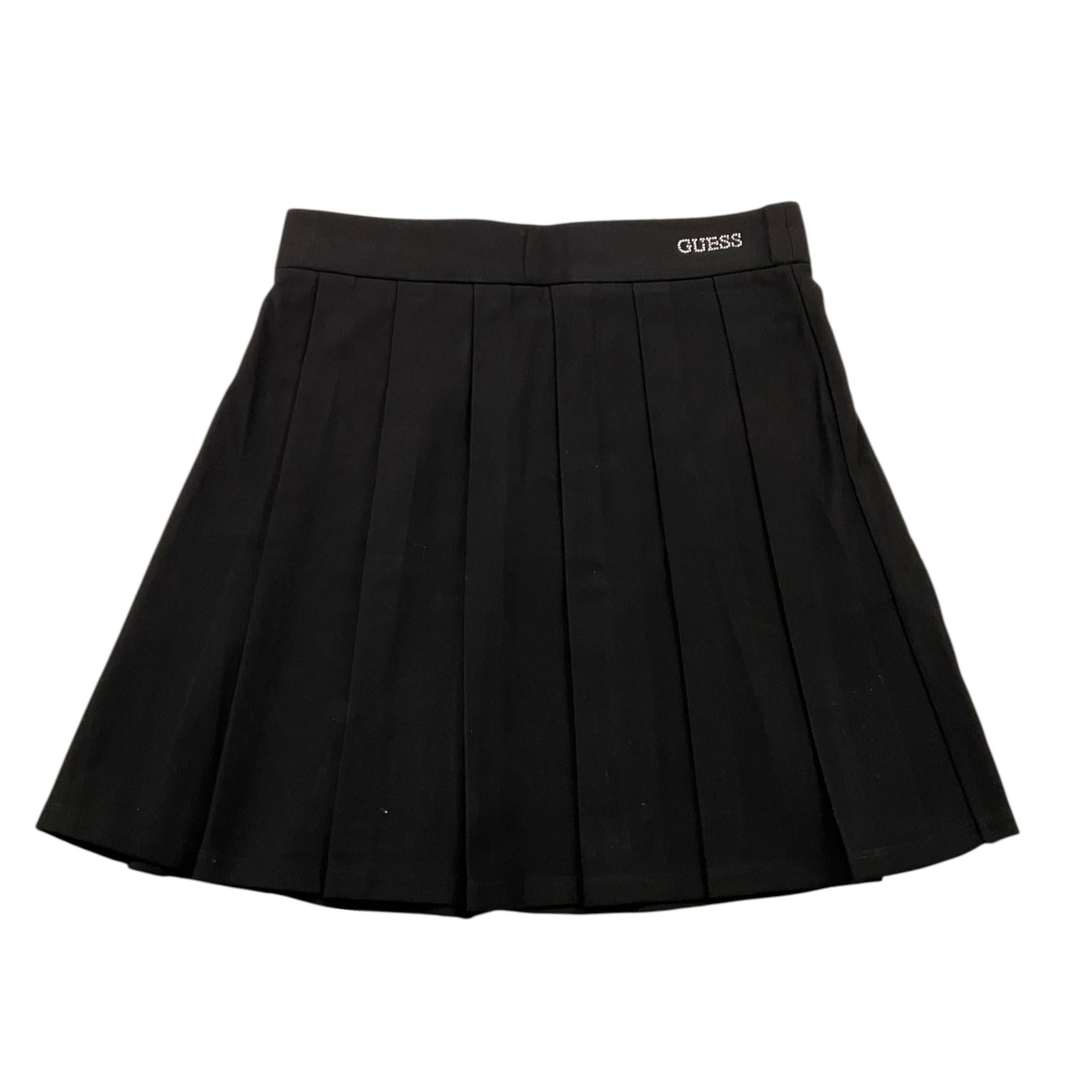 GUESS gonna tinta unita con elastico in vita Nero per Bambina J4YD02KAUH0X NERO GUESS 