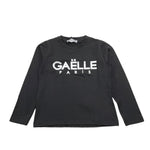 GAELLE shirt girocollo tinta unita con stampa Nero per Bambina 2741M00316X NERO GAELLE 